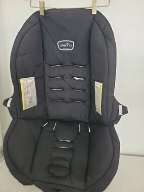Evenflo Safemax Litemax 35 Black Baby Seat Cover Fabric Pad Cushion Replacement